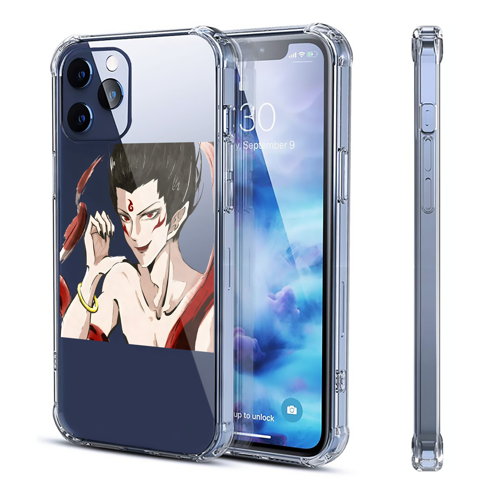 （画像用） Ne Zha 2 ナタ 魔童の大暴れ 【iPhone 12シリーズ対応】透明スマホケース（クリアソフトケース）